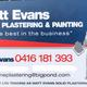 Matt Evans Solid Plastering & Painting