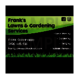 Frank's Lawns And Gardening Services 
