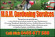 Mgm Gardening Services.