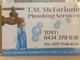 T.M. McFarlane Plumbing Services Pty Ltd