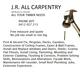 Jr All Carpentry