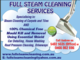 Full Steam Cleaning Services