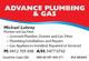 Advance Plumbing And Gas