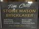 Tom's Stone Masonry And Bricklaying